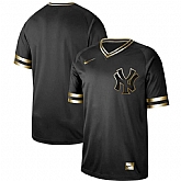 Yankees Blank Black Gold Nike Cooperstown Collection Legend V Neck Jersey Dzhi,baseball caps,new era cap wholesale,wholesale hats